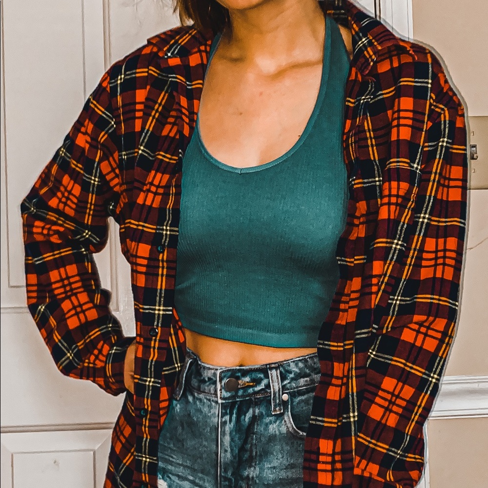 Plaid Button Up